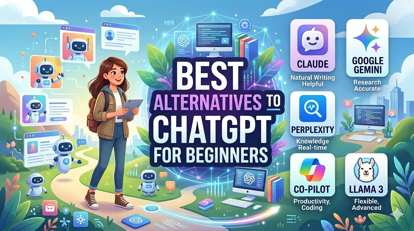 Best Alternatives to ChatGPT for Beginners